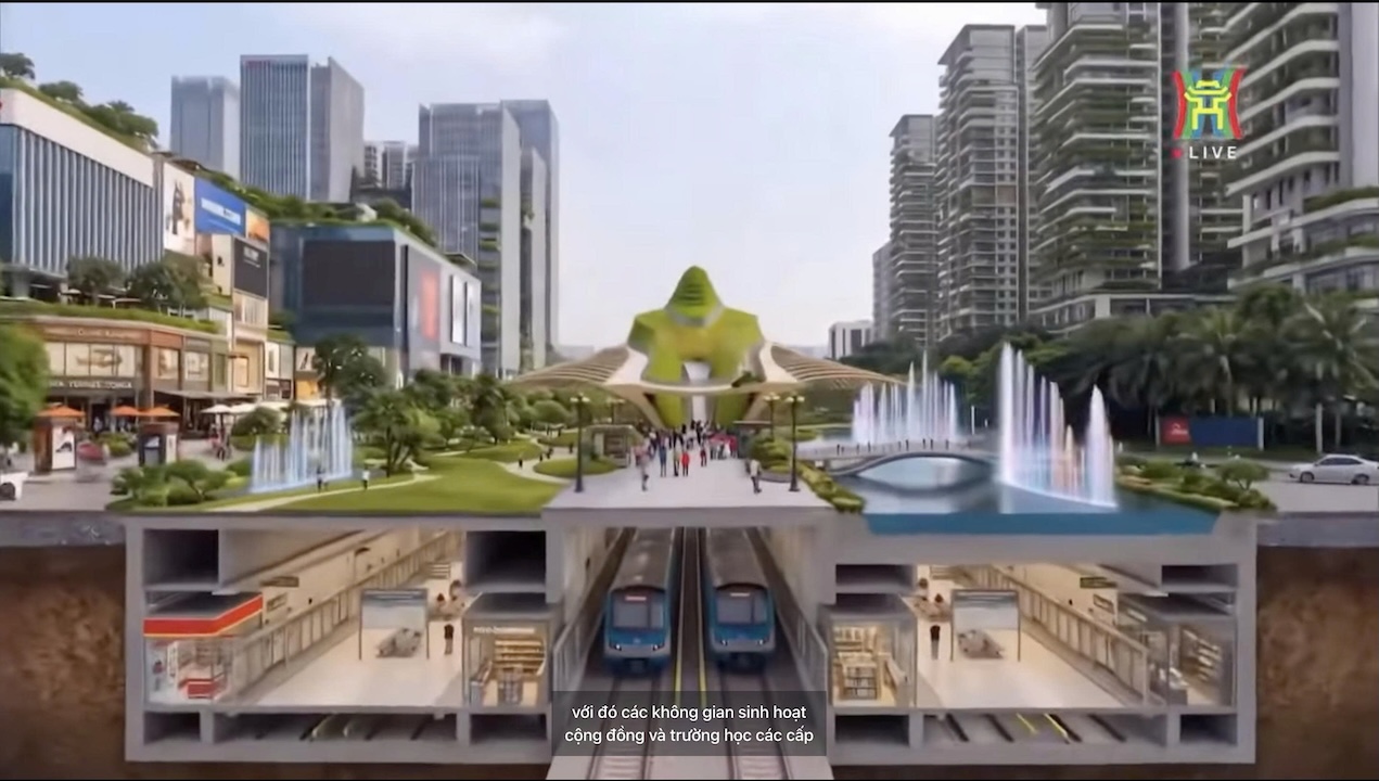 Dự Án Sun Group Vĩnh Hưng 447ha 12 ga metro sun group vinh hung