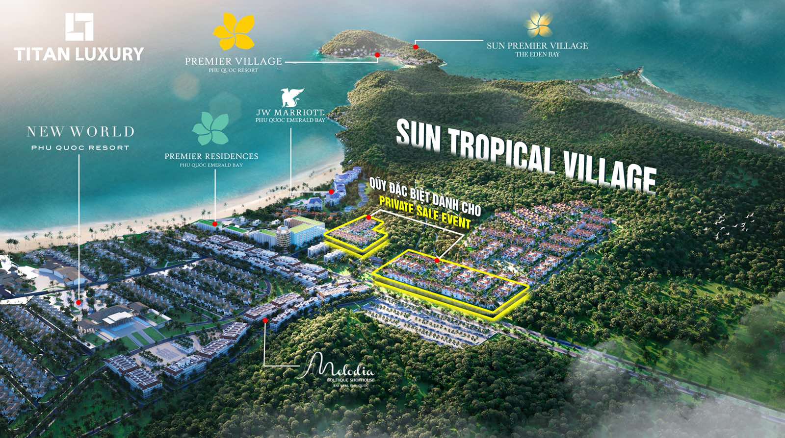 thiết kế biệt thự sun tropical village