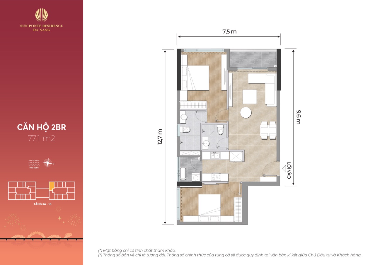 Layout ponte residence Da Nang