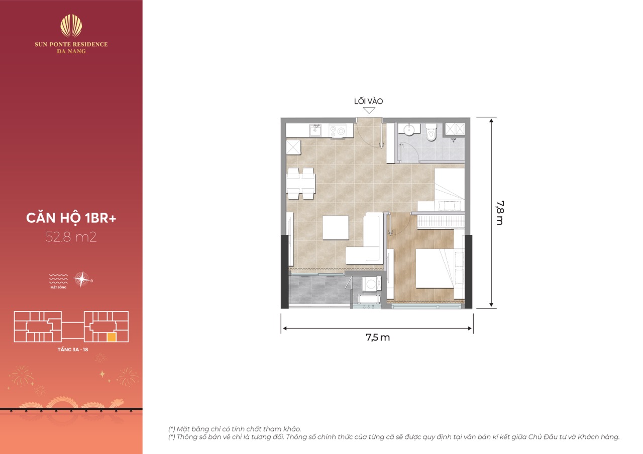 Layout ponte residence Da Nang