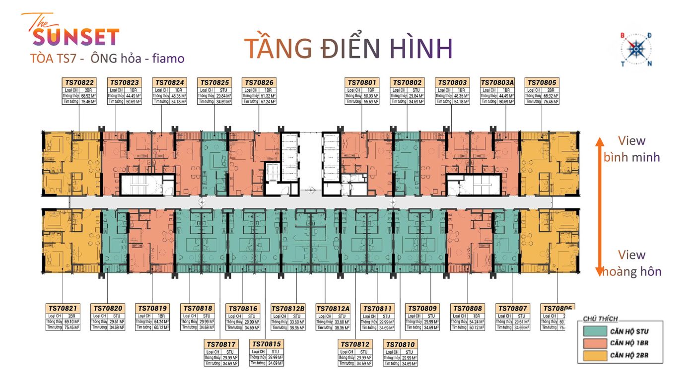 mặt bằng tòa ông hỏa